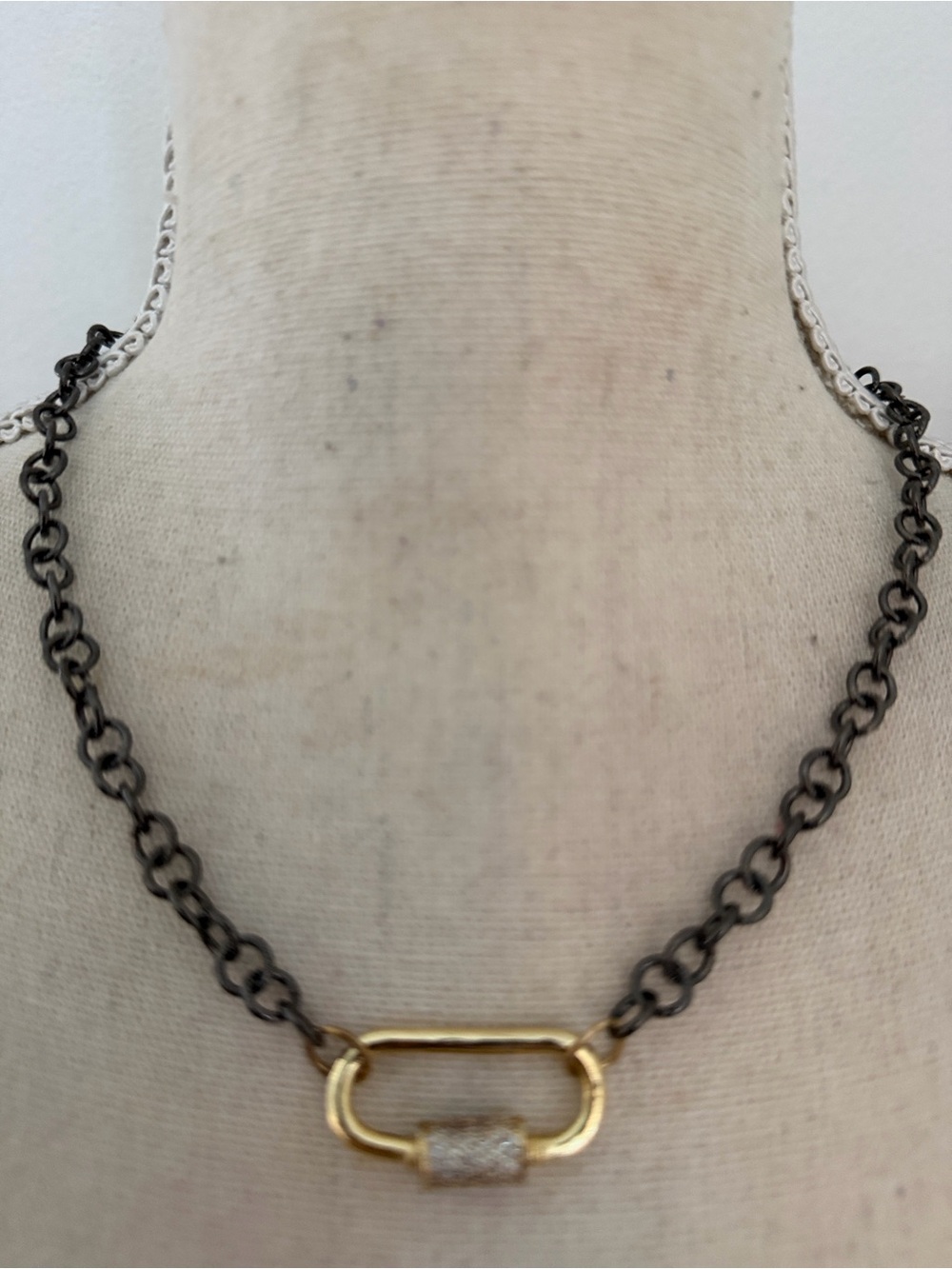 Anthropologie mixed metal necklace